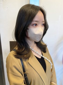 シエルバイアフロート(ciel by afloat) 〇くびれヘア オリーブベージュ 韓国ヘア