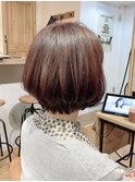 ハイトーンカラー/透明感ボブ/モード/ミニボブ 日比谷