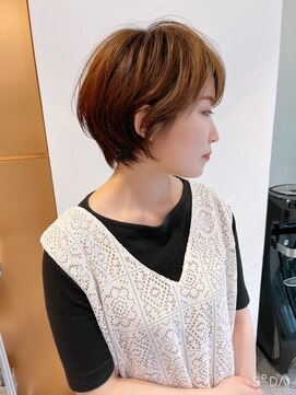 マッシュアンドマッシュアヴェダ ららぽーと福岡店(mash&mash AVEDA) 20代・30代・40代 トップふんわり大人ショートボブ
