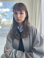 フィルムス 田町芝浦(FILMS) ブリーチホワイトグレージュダブルカラーレイヤーカット韓国田町