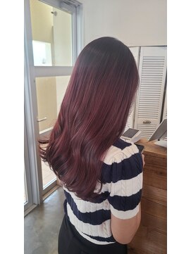 エイト オキナワ 沖縄新都心店(EIGHT okinawa) お客様スタイル_チェリーレッド