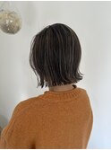 【ayari】切りっぱなし×細めハイライトカラー