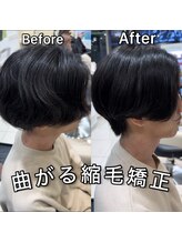 パーマだけじゃない！自然に伸びる【メンズ縮毛矯正】や癖を伸ばしつつ毛流れを作る【曲がる縮毛矯正】も◎