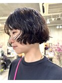 ボブパーマ/ミニボブパーマ/パーマ/ショートパーマ