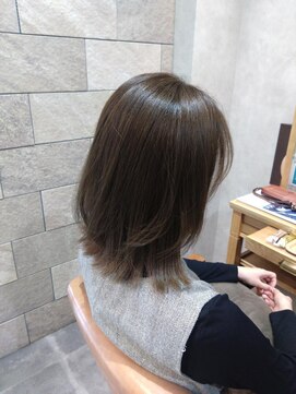 スーリール 姪浜店(Sourire) レイヤーボブ×オリーブグレージュ☆