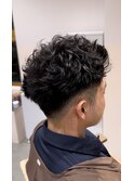 スパイキーパーマ×フェード