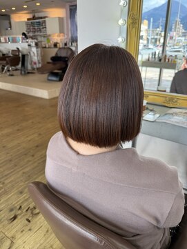 コワファースト 別府 大人可愛い20代30代40代50代60代ショートボブ/大分/別府