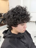 フゥ 宇都宮(FeU)&nbsp;プードルパーマ/ウルフ/宇都宮/メンズ/メンズカット/眉毛