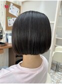 切りっぱなしボブ