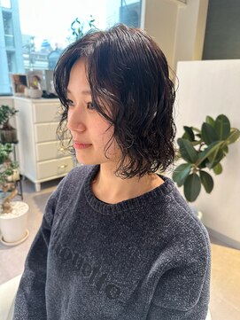 アム(amu) ボブパーマ/パーマボブ/パーマヘア/デジタルパーマ/くせ毛パーマ