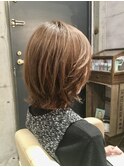 今っぽい軽めボブ×外ハネレイヤースタイル♪