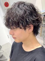 波巻きスパイラルパーマツイストパーマ波巻きパーマメンズヘア