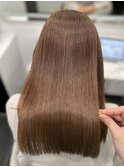 ミディアムヘアー髪質改善　赤坂見附