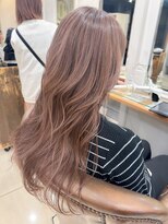 ネオリーブ チロル 横浜西口店(Neolive CiroL.)&nbsp;白髪ぼかしハイライト/ラベンダーベージュ/卵型【横浜】k