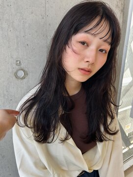 バロンフェム(baLon.fem) 【stylist田島】暗髪×ロングレイヤー