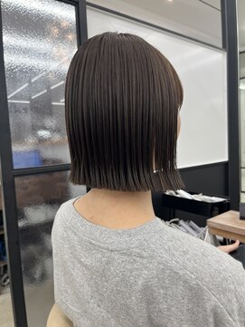 サンド 大阪梅田(sand) @haru__sand ボブ/レイヤーボブ/韓国風/小顔/ワンレン/大阪梅田