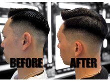 キングコング バーバーショップ バイ アルバレス(KING KONG BARBERSHOP by ALVAREZ)の雰囲気（頭の凹凸に合わせた色彩が綺麗に見えるフェード技術［所沢市］）