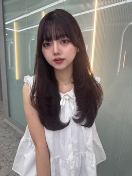 ボタン ハカタ(VOTAN hakata) @votan_juri/博多/ラベンダーカラー/レイヤー/顔まわり