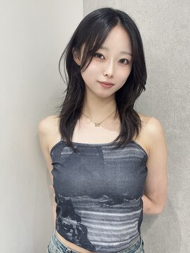 ジーナ 福岡天神(Zina) 韓国ハッシュカット/ミディアム/福岡/Zina福岡天神