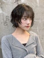 メラク(Merak)&nbsp;大人可愛いボブパーマ20代30代【黒髪/パーマ/Merak/髪質改善】