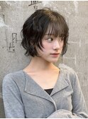 大人可愛いボブパーマ20代30代【黒髪/パーマ/Merak/髪質改善】