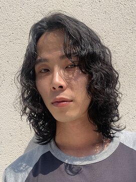 フィフス トウキョウ (fifth TOKYO) 渋谷ツイストスパイラルパーマメンズカットメンズミディアムボブ