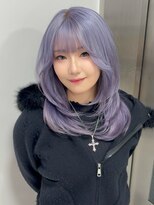 ベレーザシェルト(Beleza scelto) 17104ブリーチダブルカラーバーガンディラベンダーパープル