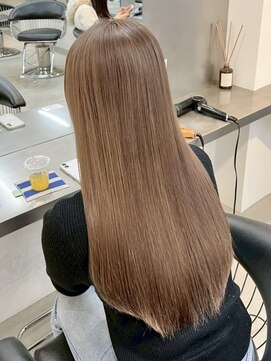 ラック 表参道(LUCK) ココアベージュ/ココアブラウン/艶ハイトーン/柔らかブラウン