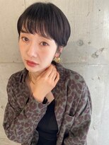 ムード(mood)&nbsp;マッシュショート/ダークグレー/ダークアッシュ/ショートカット