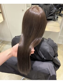 ジーナ 渋谷神南(Zina) オリーブベージュ/グレージュ/髪質改善/透明感カラー