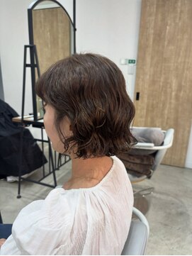 サンクチュアリ ウィズエデン 京橋店(Sanctuary with eden) ボブパーマ