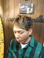 バーバーショップ サンフラット(BARBER SHOP Sun FLat)&nbsp;ハイライト×カット