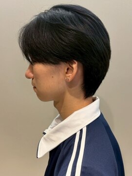 オレンジペコ(orange peco) マッシュウルフ メンズカット 韓国ヘア 黒髪 20代