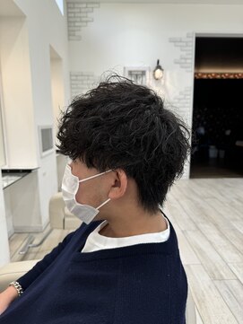 ロンド ラマ 岐阜(Lond bla-ma) マッシュ×シャドウパーマ【Lond伊藤メンズ】