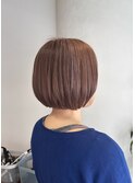 ひし形ボブ×パープルベージュ☆
