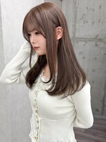 アロ 大阪梅田(alo)&nbsp;【momoa】レイヤー×柔らかミルクティー《ブリーチ/レイヤー》
