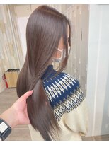 ナンバー ノード 渋谷(N° node) 【髪質改善】透明感バニラベージュ顔まわりレイヤー