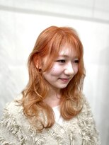 アン アオヤマ(Ann AOYAMA) やわらかシアーオレンジ × レイヤーミディ