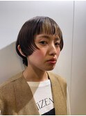 マッシュショート/姫カット/バングカラー