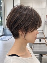 アッシュ 横浜西口店(Ash)&nbsp;横浜耳掛けショート/ショートヘア乾かしてオイルを付けるだけ