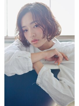 クルー(Creww KYOTO) セミウェットなルーズボブ
