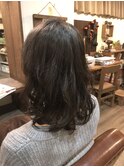 軟毛でもミルクリでパーマスタイル