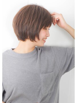 ルエ(rue) 『rue京都』≪杉本大夢≫暗髪小顔前下がり切りっぱなしボブ