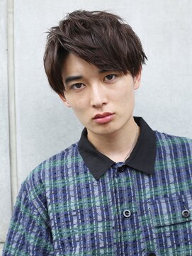 アンドレイ 表参道(andrey) 【ANDREY 宮村】アップバング×ダークブラウン