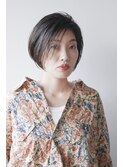 Salt short bob C2/前髪なしショート/束感ショート