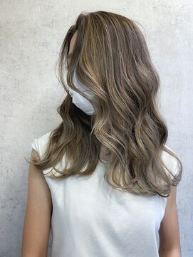 ノア ヘアデザイン 町田店(noa Hair Design) ロング×ナチュラルハイライト