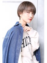 無垢(muku)&nbsp;マッシュショート　秋カラー　イルミナ　髪質改善　なんば