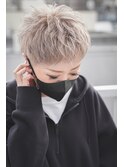 ショートカット×ひし形ショートボブ×前髪あり20代30代40代 s03