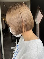 サロンドミルク 溝の口店(salon de MiLK)&nbsp;10代20代30代/ボブ/ミルクティーベージュ［溝の口］