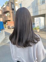 ガリカ 渋谷(Gallica)&nbsp;オリーブグレージュ×ワンカールセミロング